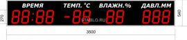 Метеотабло 3500х540 мм