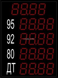 Табло для АЗС А-4х5-150